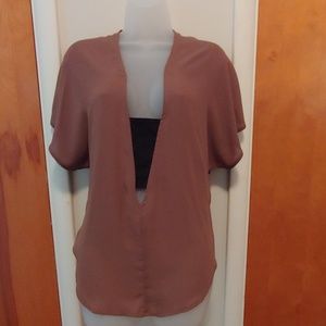 Short sleeve dressy blouse